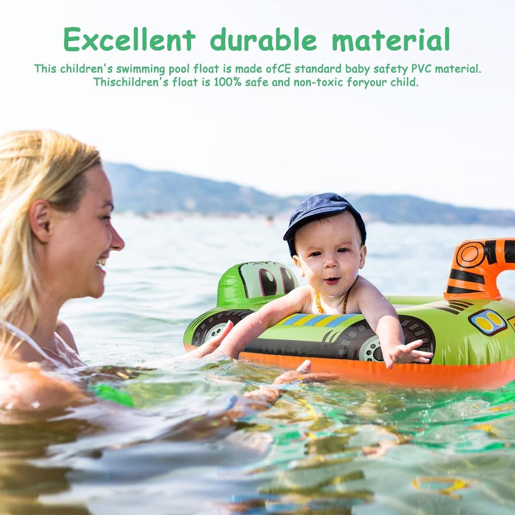 Кольцо для детского плавания, надувной обруч для плавания, сиденье для плавания, тренажер для плавания, надувное кольцо для плавания в машине, сиденье для тренировки плавания для детей от 3 до 36 месяцев
