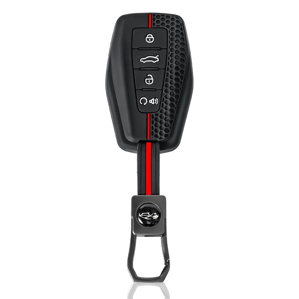 Силиконовый Чехол-Крышка для Ключа Автомобиля Geely Для Geely Coolray X6 Emgrand Global Hawk Gx7 Набор Держателей-Чехлов для Аксессуаров Дистанционного Ключа