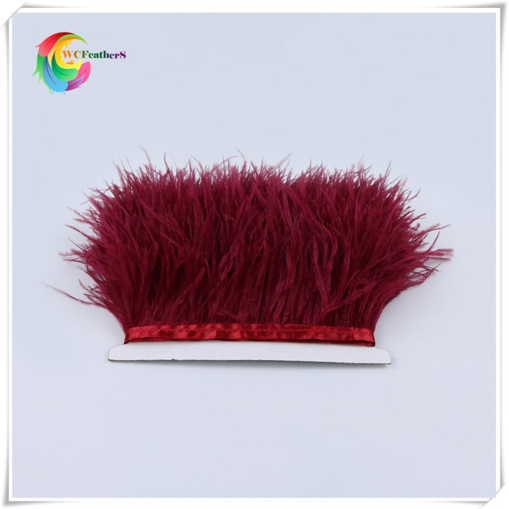 1 метр 32 цвета Натуральное страусиное перо Отделка высота 8-10см перья лента для DIY украшения свадебного платья для вечеринки