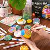 Shuttle Art Acrylic Brush Acrylic Paints for and Includes Storage Perfect for Handmade DIY and Art A Great Markers, 60-Color Set, Direct-Fill Tip,