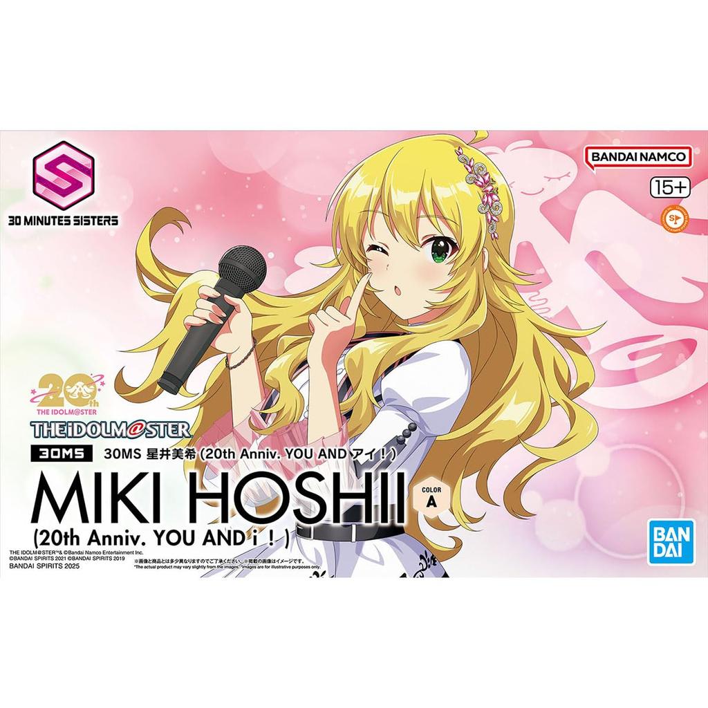 BANDAI SPIRITS 30MS THE Мики Хосии ВЫ И Пластиковая Модель IDOLM@STER (20 лет. Я!) Предварительно окрашенный