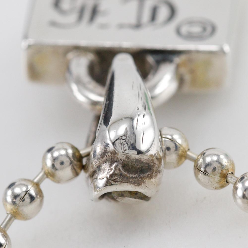 CHROME HEARTS FRAMED CH PLUS Necklace Framed CH Plus Silver925 11.0g Unisex Used