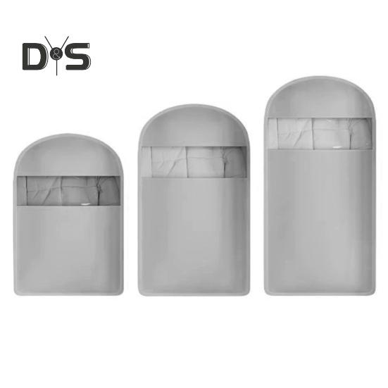 1/3 шт. Подвесные сумки для одежды с самокомпрессионной молнией большой емкости, пылезащитные, экономящие место сумки для одежды