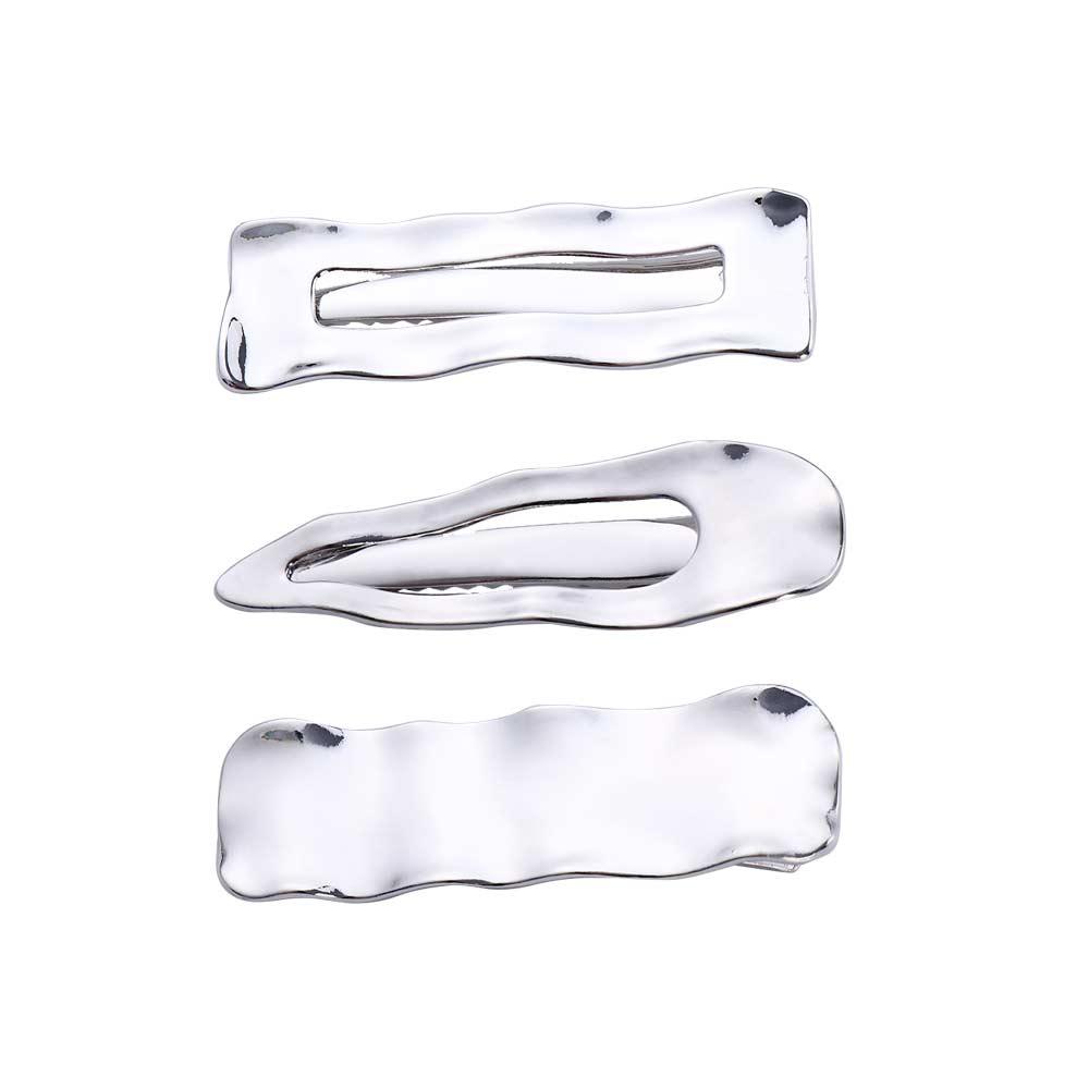Headwear Bump Irregular Side Bangs Hair Clips Punk Hair Clips Fix Fringe Barrette Metal Hair Pins