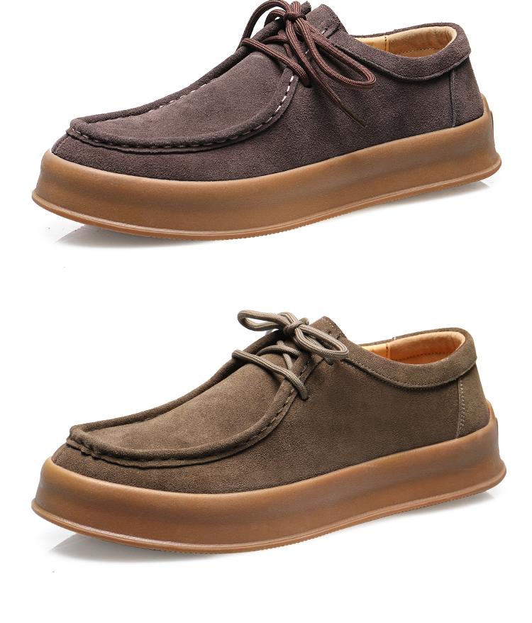 Модные мужские замшевые кроссовки на шнуровке с низким верхом, весенние дышащие удобные повседневные туфли, легкие, корейская мода для поездок на работу