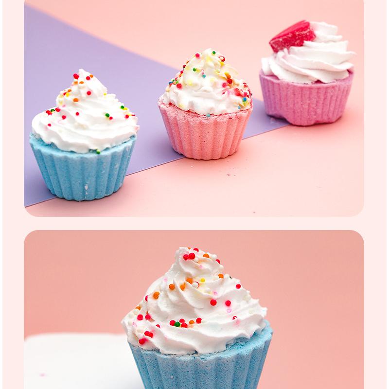 Шарик соли для ванны в форме торта 85 г ароматизатор для ванны с эфирным маслом взрывные бомбочки для ванны