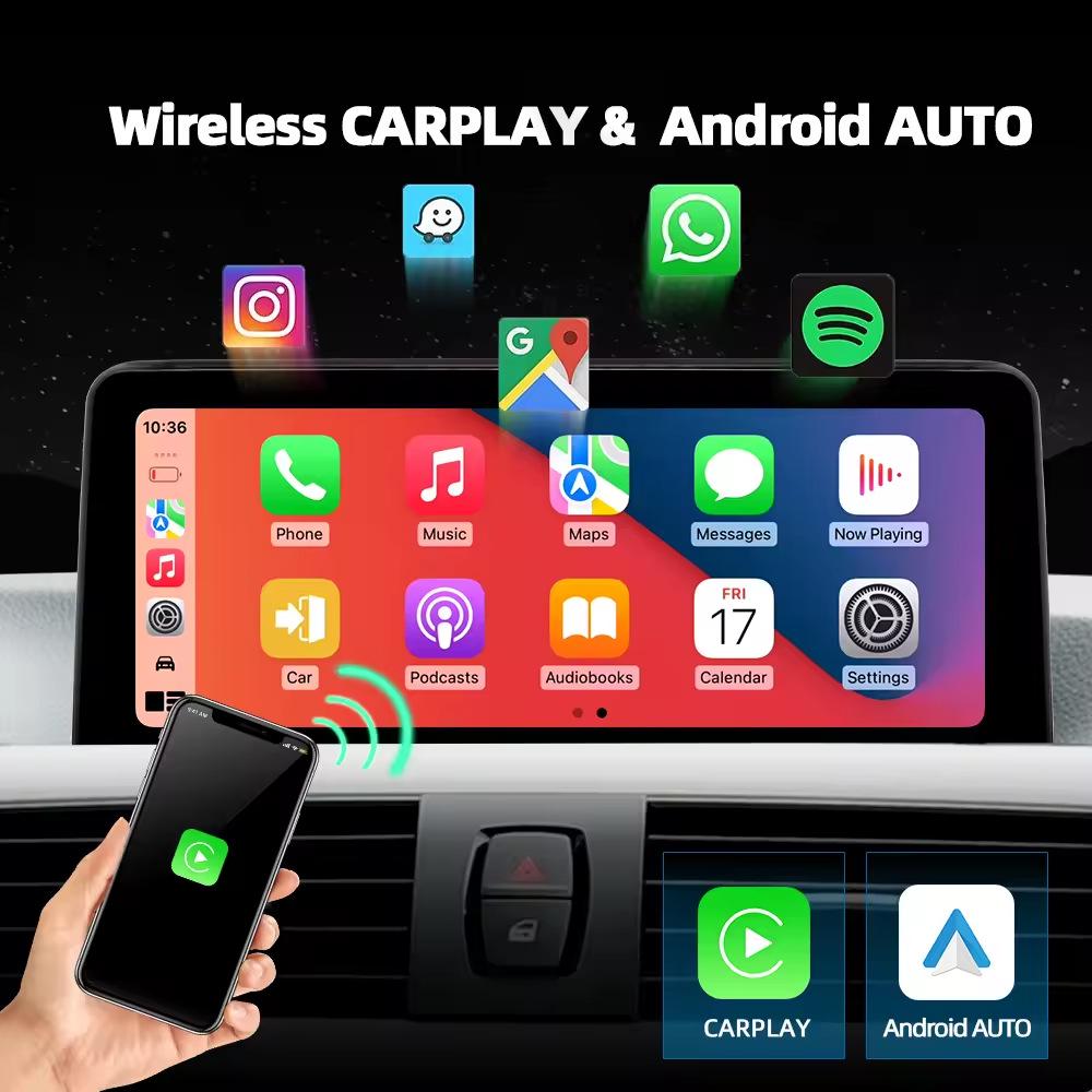BMW X3 (2006-2010 гг.) Рамка для 9-дюймового Android GPS-навигационного дисплея