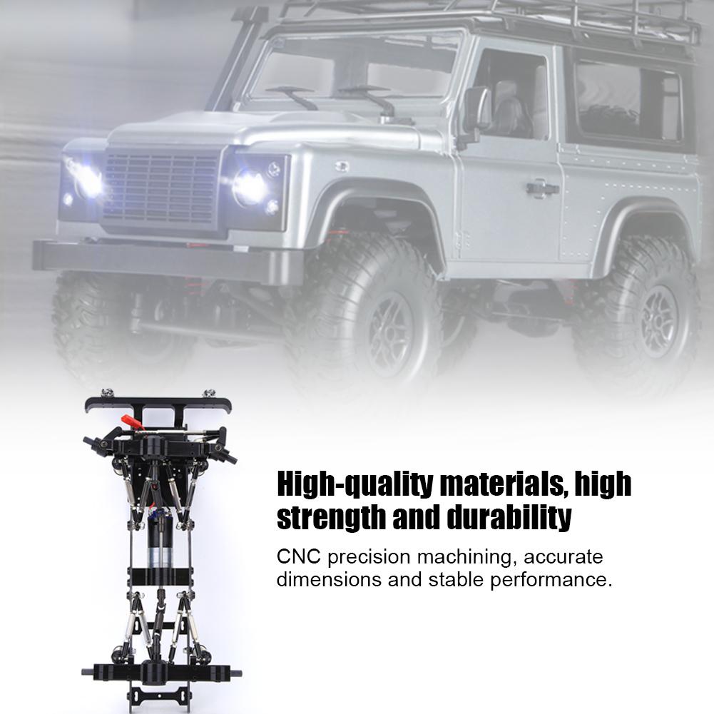 Металлический кузов радиоуправляемой машины, шасси, комплект рамы, подходит для MN D90 1 12 внедорожника(Черный S MN 90BL )