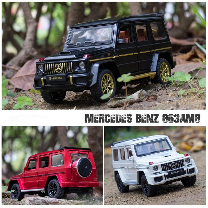 РУМ1:Масштаб 32 Модель автомобиля Mercedes Benz G63 из сплава Световой и звуковой эффект Литая модель автомобиля Игрушки для мальчиков Игрушки для детей Подарок для мальчиков Машина для мальчиков