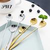 Coffee Spoon Long Handle Fine Texture Stainless Dessert Steel Mixing for Home Milk