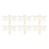 100Pcs Paper Clips Dragonfly Shaping Large Cute Jumbo Wide Paperclips Non Skid Metal Office Supplies