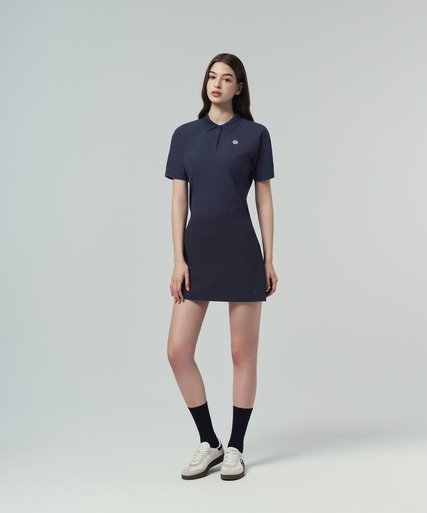SERGIO TACCHINI Женская плиссированная юбка Tacchini Flying Back (военно-морской флот)