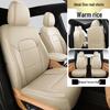 Nappa Leather Full-Cover Car Seat Cushion - Custom Fit for One Special Car, All-Season Use