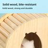 Natural Wood Hamster Hideaway Arch Design Gerbils Hiding Villa New Small Pet Castle  Cage Decor