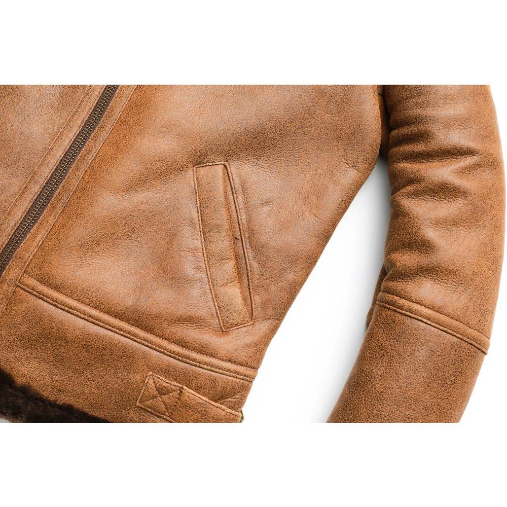 Китайский размер супер качество дубленка мужская мягкая теплая 100% натуральная меховая шуба зимняя мужская кожаная одежда