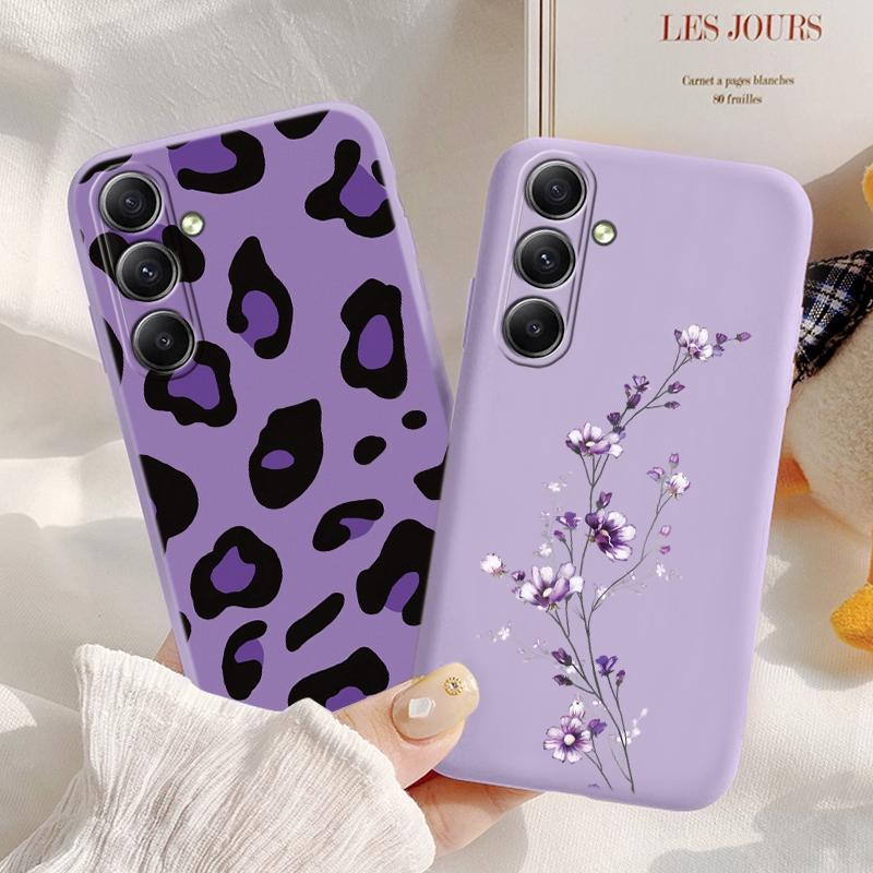 Мягкий силиконовый чехол Leopard для Xiaomi Redmi Note 13 Pro 13C 14 Samsung A35 A55 M35 S24 Huawei Honor 200 iPhone 15 защитный противоударный чехол для камеры