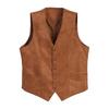 Men Suit Vest V-Neck Sleeveless Single Breasted Slim Fit Waistcoat with Pockets Solid Color Formal Business Vest Coat