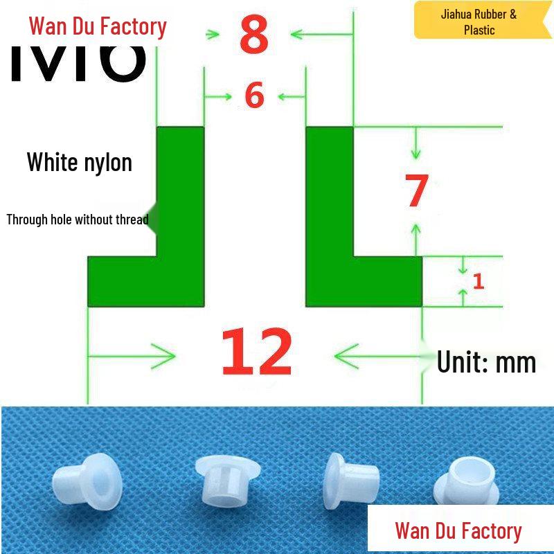 T-Shaped Nylon Insulating Bushing Spacer for M3-M35 Threads