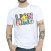 Disney Mens The Lion King Pattern Logo T-Shirt