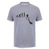 Diving Evolution T Shirt Men Cotton Funny Diver T-shirt Man Clothing High Street Camiseta Basic Tops Fitness T Shirt