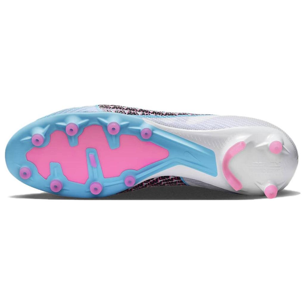 Nike Zoom Mercurial Vapor 15 Pro AG Blast Pack Men Sneakers White Pink-Blast Indigo-Haze DJ5604-146