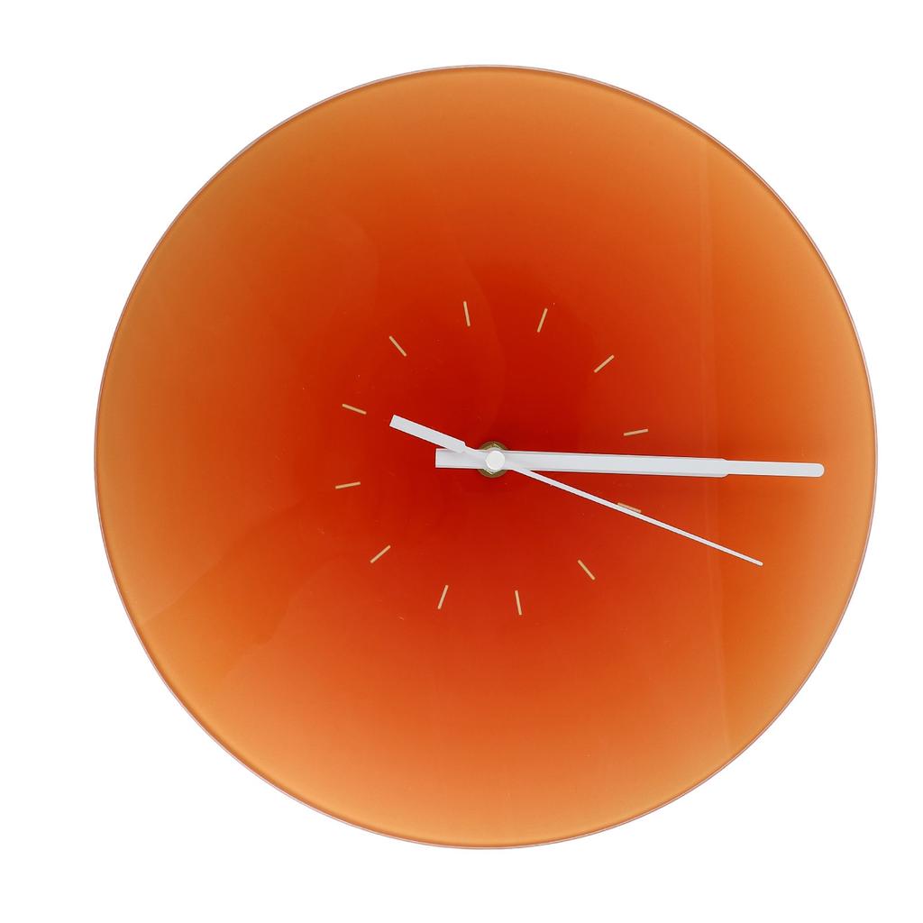 12-дюймовые круглые часы на батарейках, бесшумные, декоративные настенные стеклянные часы для гостиной, спальни