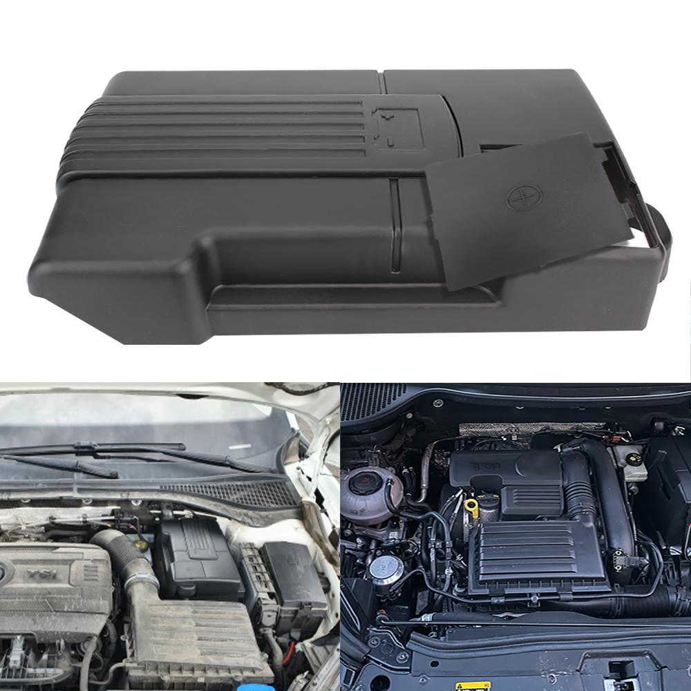 Dustproof Protective Cover For SKODA KODIAQ 2016-2018 For VOLKSWAGEN TIGUAN 2016-2018 Negative Electrode Engine Battery Dust Cover