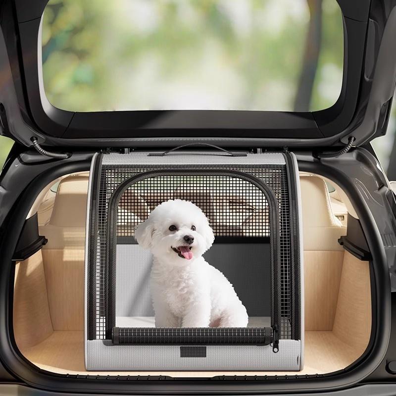 Pet Crate Portable Dog Foldable Breathable Bag for Outdoor Use Pet Cat Backpack Carrier Travel Pet Outdoor Large Dog Bed Pet