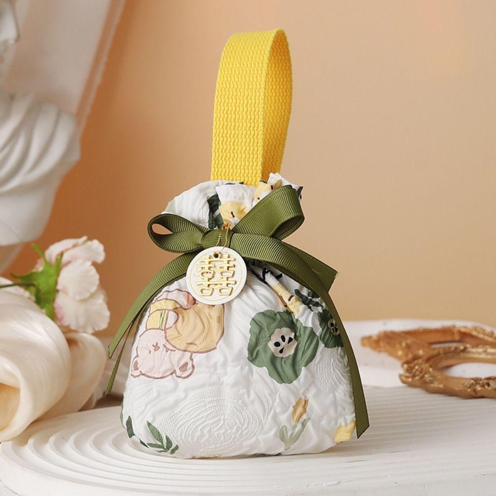 Мешок на шнурке большой вместимости для новогодних подарков в корейском стиле, свадебный мешочек для конфет, женский/для девочек