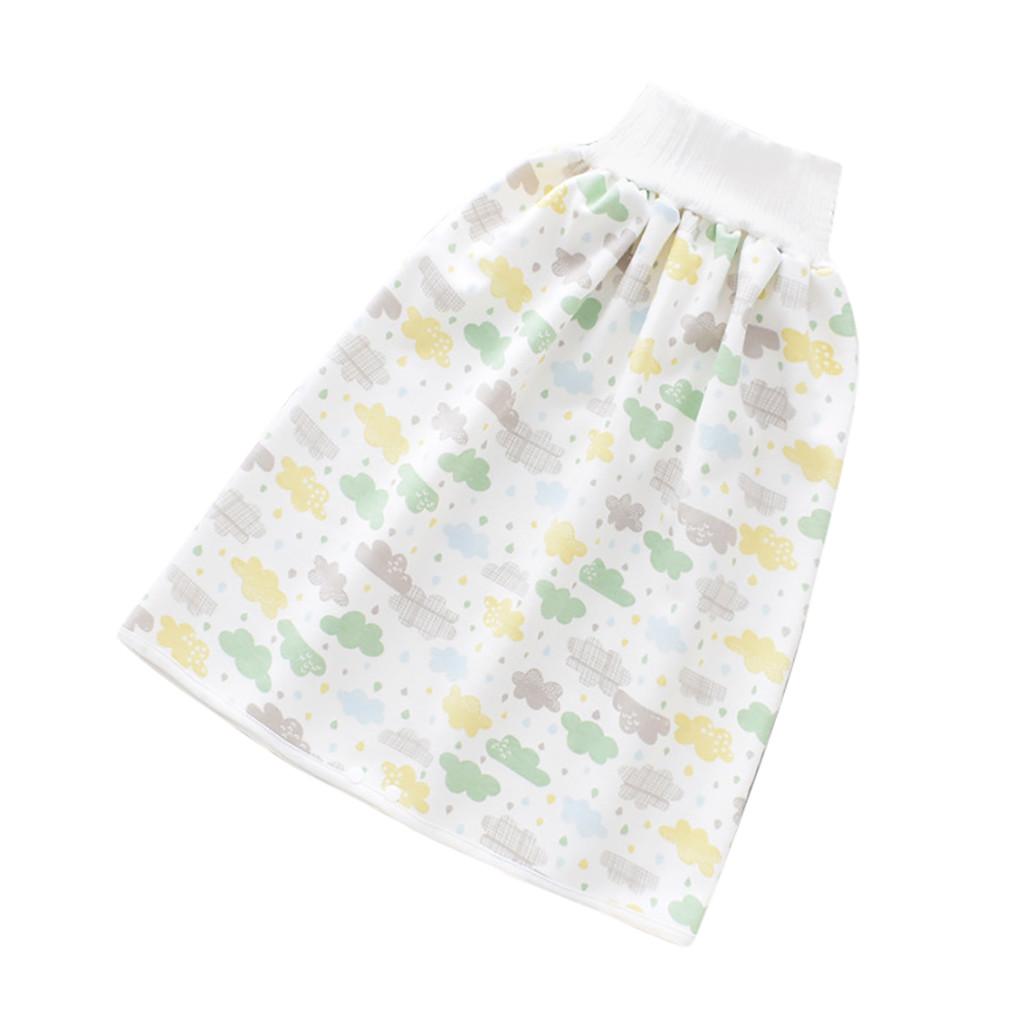 Natural Washable Baby Diaper 3 Layers-Infant Cotton Diaper Cloth Skirt