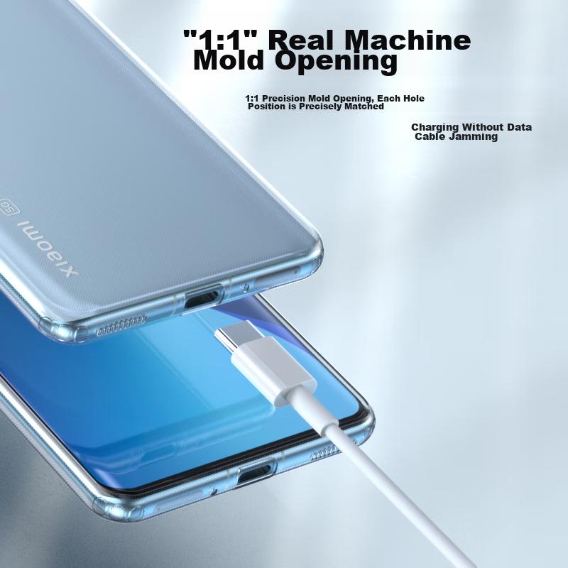 Phone Case for Xiaomi 12 Pro And Xiaomi 12S Pro, Full Lens Protection Soft with Air Cushion Corners, Shockproof, Ultra-Thin, Fingerprint-Resistant