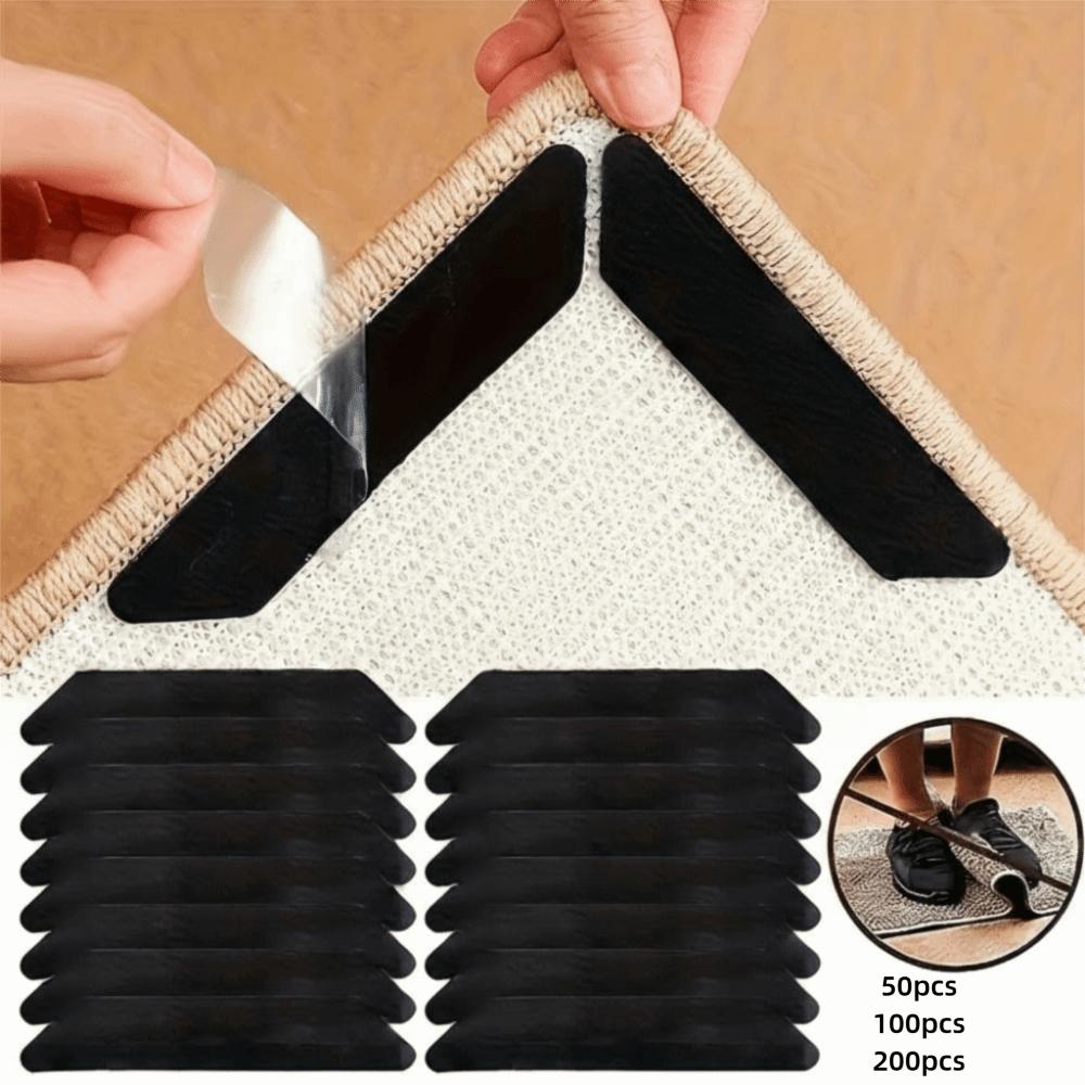 Reusable Non-Slip Tape Removable Carpet Sticker Corner Clip Anti-slip Mat Bathroom