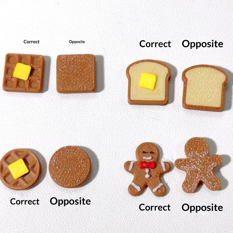 112 Scale Dollhouse Mini Toaster 5Pcs with Bread Biscuit Realistic Kitchen Breakfast Pretend Appliance Set for Playroom Use