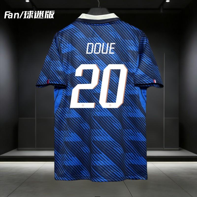 2026 France National Team Soccer Jersey Fan Version Mbappe 10 Dembele Home Away Short Sleeve Sports