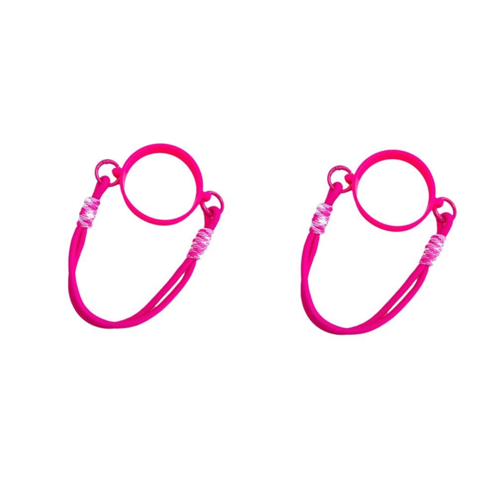 2PCS Silicone Ring Water Bottle Handle Strap Reusable DIY Water Bottle Sling Carrier Resilient Universal Water Cup Holder Strap