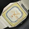 ВИНТАЖНЫЕ ЯПОНСКИЕ МУЖСКИЕ ЧАСЫ RICOH R31 АВТОМАТИЧЕСКИЕ СЕРЕБРИСТЫЙ ЦИФЕРБЛАТ a705515-1