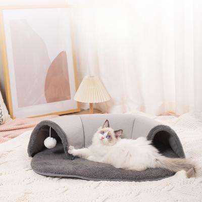 Кошачье гнездо, кошачий туннель, чувство безопасности, кошачий приют, закрытый, всесезонный, теплый, зимний, кошачья нора, товары для животных