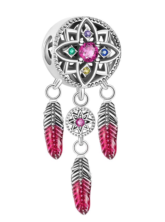 925 Silver The Bible beads Cross flower bird Pendant Fit Bracelet Charm Bead Necklace Diy Female Jewelry Woman gift