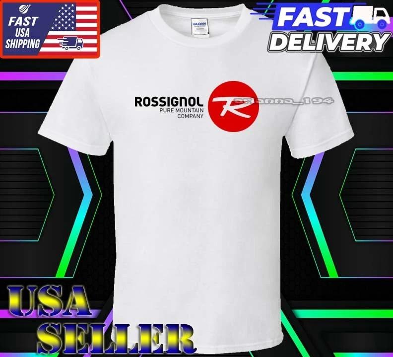 Новая рубашка Rossignol Логотип Футболка Смешная Америка США Унисекс Размер S-5XL