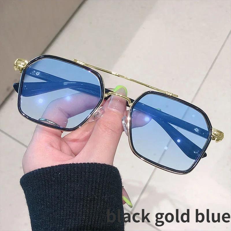 Модные двухлучевые фотохромные очки для близорукости, винтажные очки с блокировкой синего света, женские и мужские солнцезащитные очки для близорукости