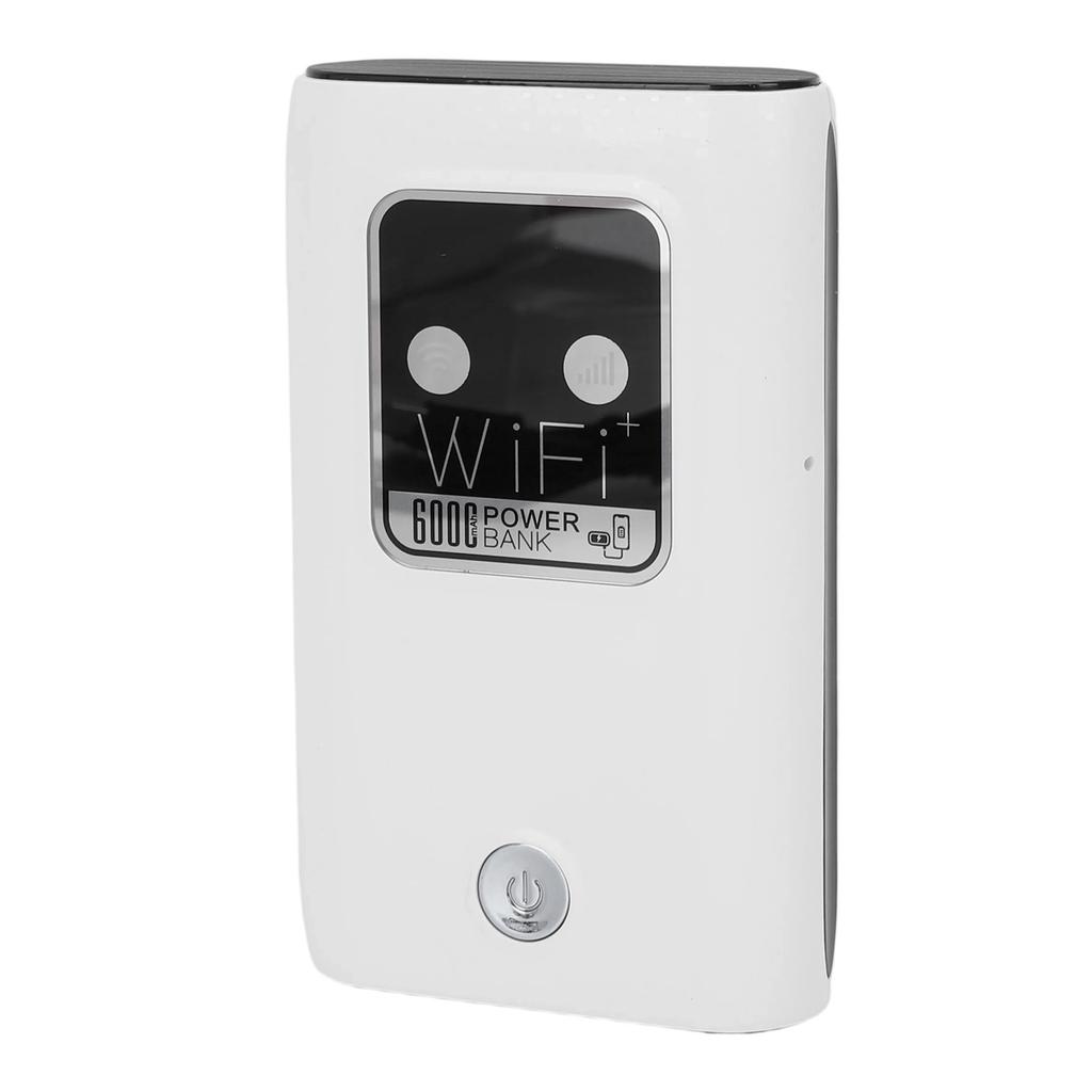 4G LTE Portable WiFi 300Mbps Mobile Hotspot Portable Wireless Router 6000mah Power Bank with SIM Card Slot for European