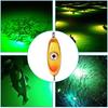 Светодиодная лампа «Рыбий глаз» Водонепроницаемая 3 цвета освещения Привлекательный свет Погружной светильник с глубоким падением Подводная форма глаза Привлекательная лампа для сбора рыбы Рыбалка