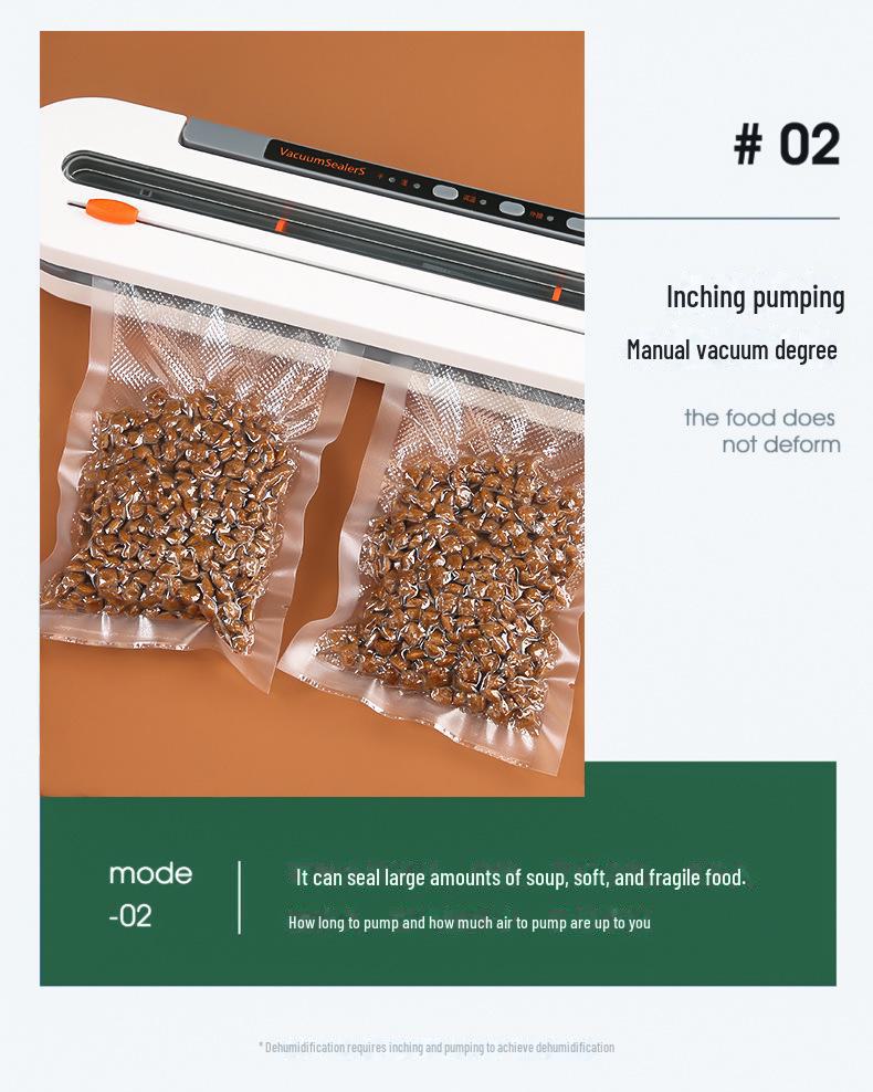 Компактный автоматический вакуумный упаковщик для консервирования продуктов питания