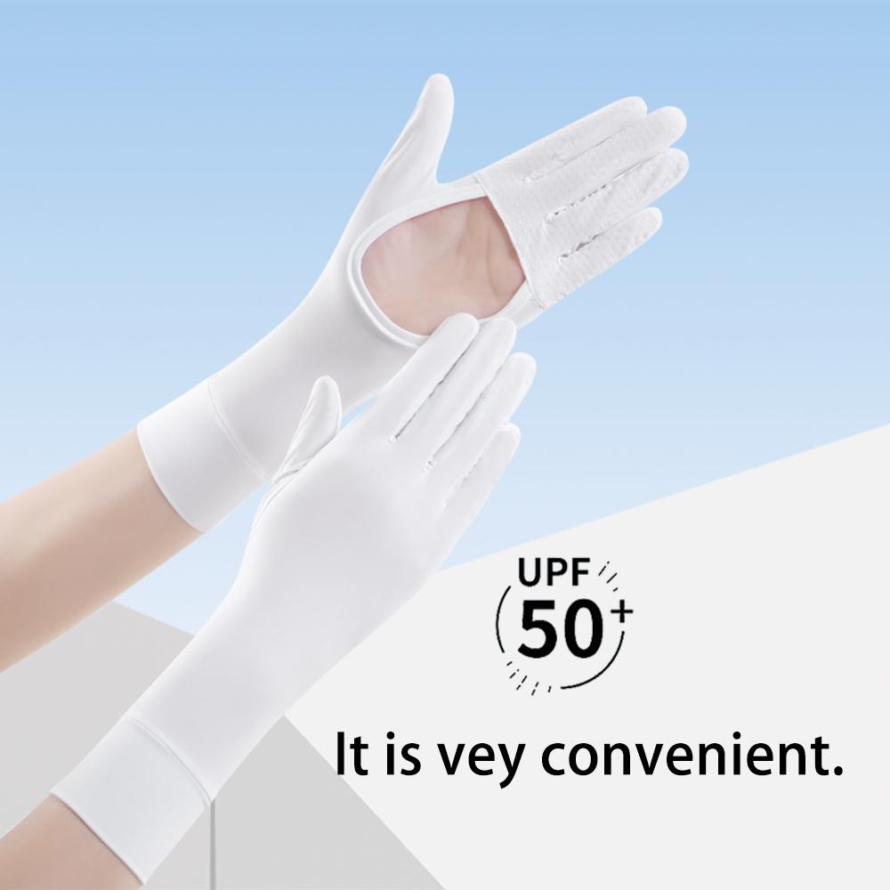 Factory Price Outdoor Summer Anti UV Protection Breathable Travel Gloves Sun-proof Girl Women Driving Cycling Sunblock Glove