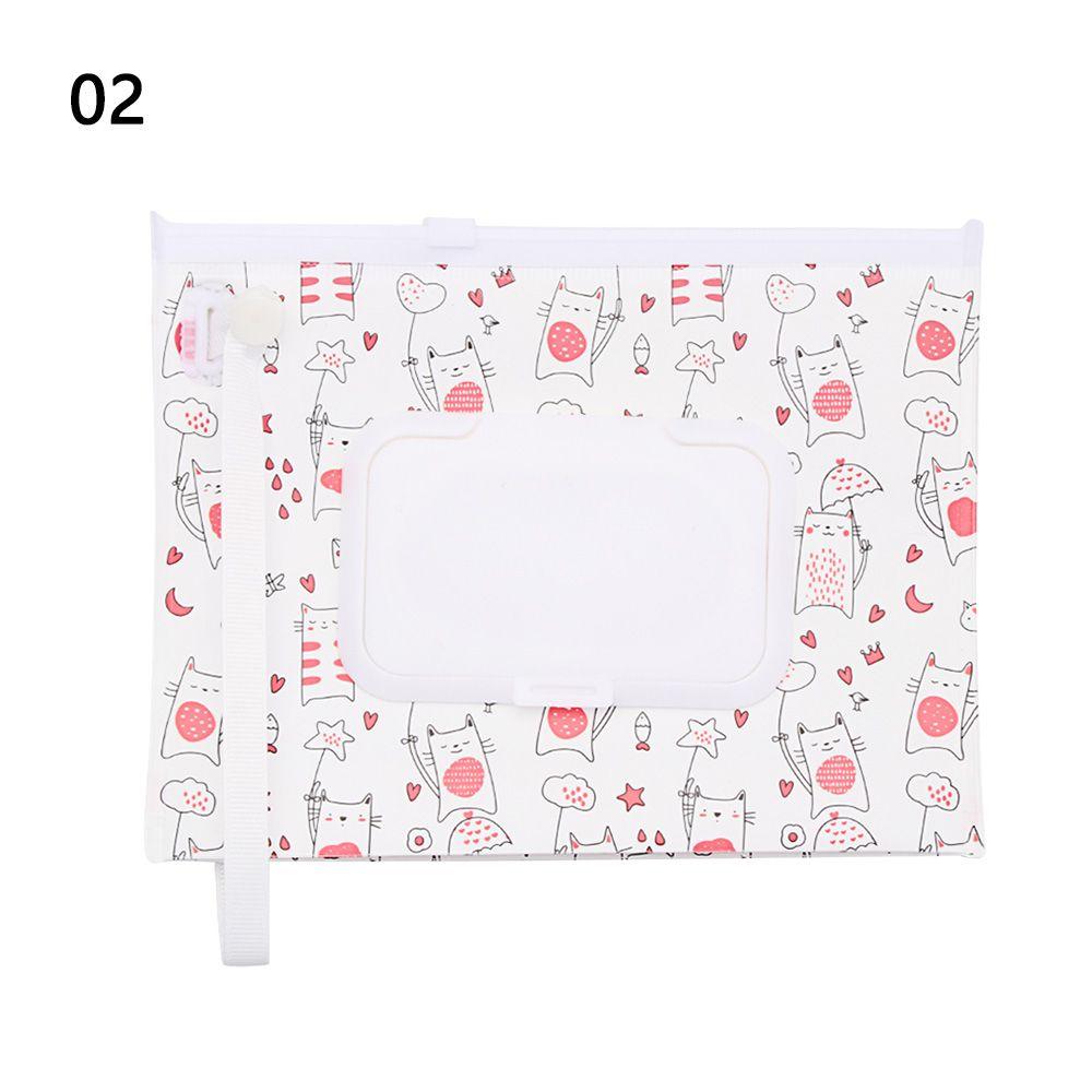 Outdoor Baby Product Flip Cover Tissue Box Stroller Accessories Cosmetic Pouch Wet Wipes Bag