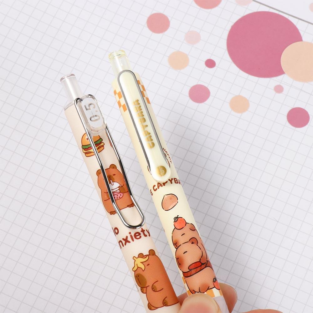 Мультяшный автоматический карандаш «Капибара», движущийся карандаш, механический карандаш, приз для студентов