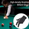 1 шт. 3-пальцевые перчатки для бильярда для левой руки, спортивная перчатка для снукера для мужчин и женщин, аксессуар для бильярдного стрелка