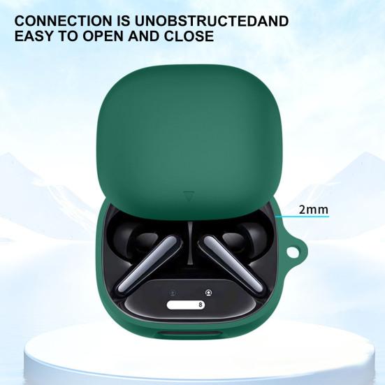 Earphone Silicone Protective Case Shockproof Impact Resistant Simple Installation Headphones Protector for Soundcore Liberty 4 Pro