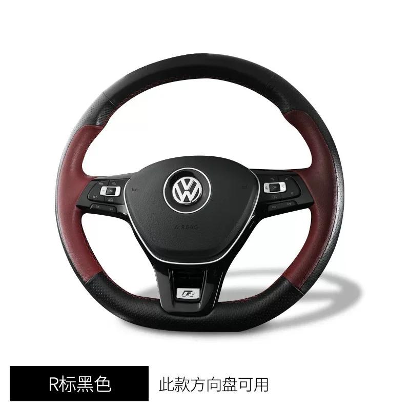 Для VOLKSWAGEN VW Наклейки-эмблемы на руль автомобиля для Volkswagen VW Jetta Touran POLO Golf MK4 MK5 MK7 Tiguan Pass