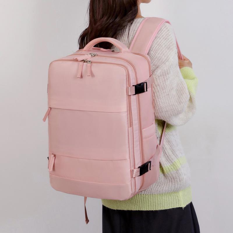 Unisex Business & Travel Backpack - Large Capacity, Expandable, Stylish Design for Short Trips & Laptop Storage